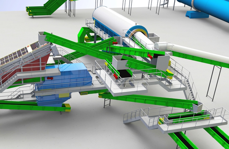 Mechanical Biological Treatment Plant, Varennes Jarcy (France)